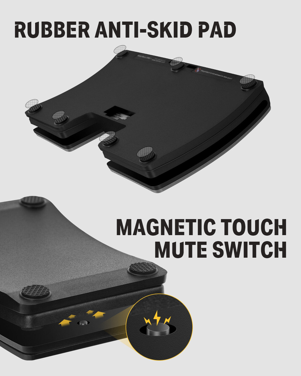 Donner Wireless Page Turner Pedal for Tablet & Phone Rechargeable