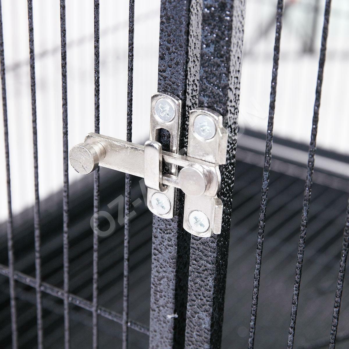 155cm Large Pet Bird Cage – Parrot Aviary with Perch & Castor Wheels