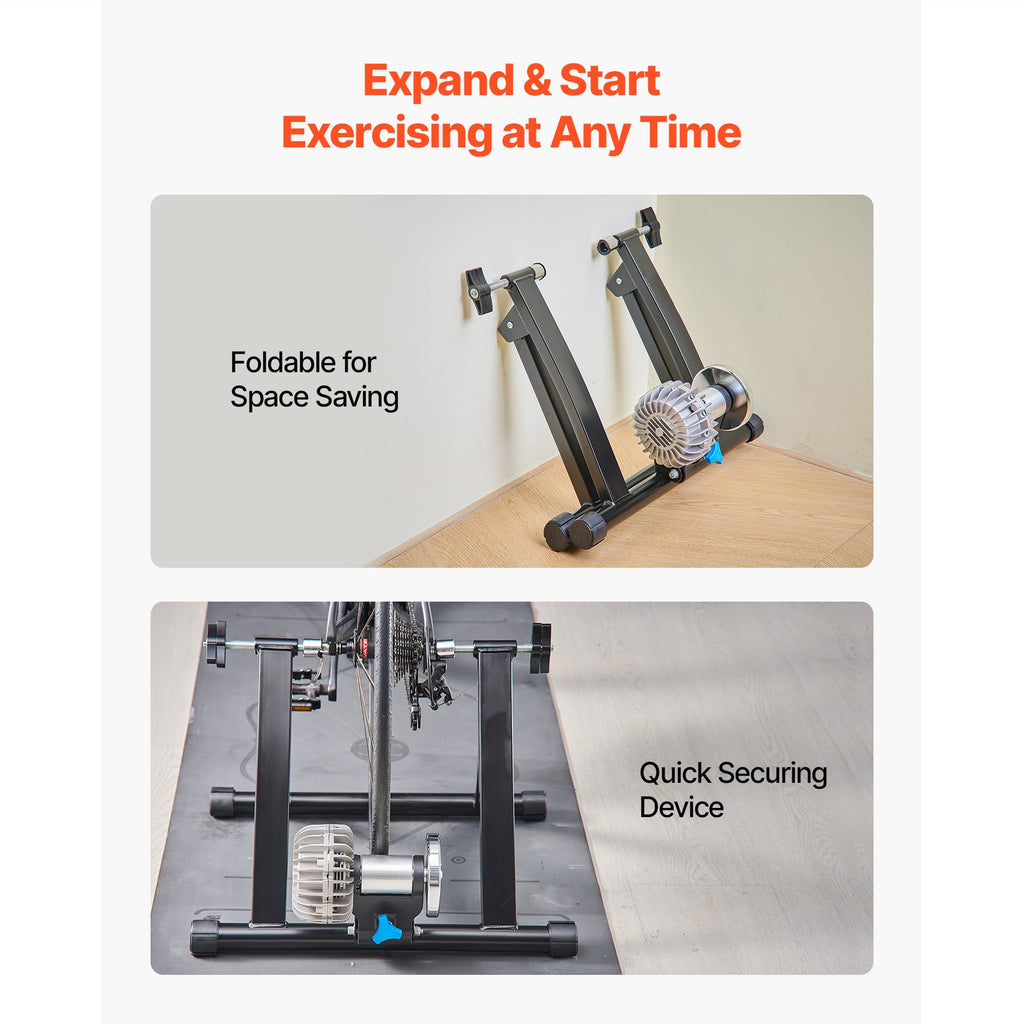 Uimoso Fluid Bike Trainer Stand for Indoor Cycling, Fits 26-29 Inch & 700C Bikes