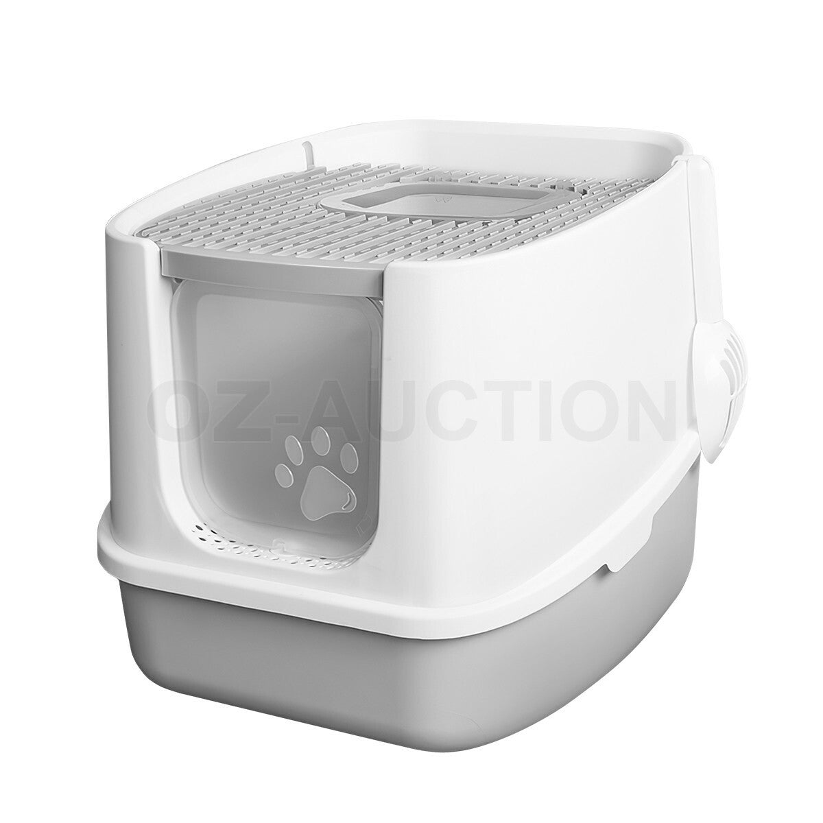 Fully Enclosed Hooded Cat Litter Box Kitty Toilet House