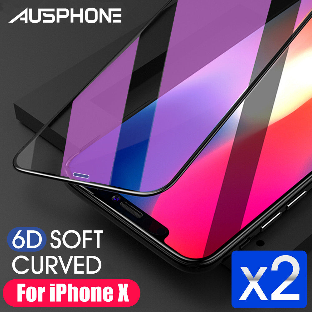 2x iPhone Screen Protector Tempered Glass Pro Max