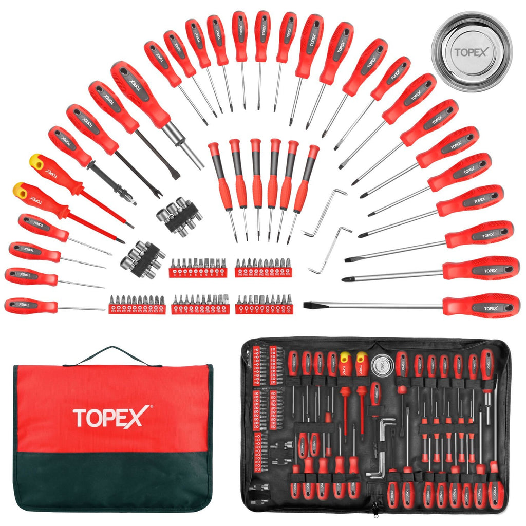 100pc Screw driver Bit Set – Non-Slip Precision with Oxford Bag