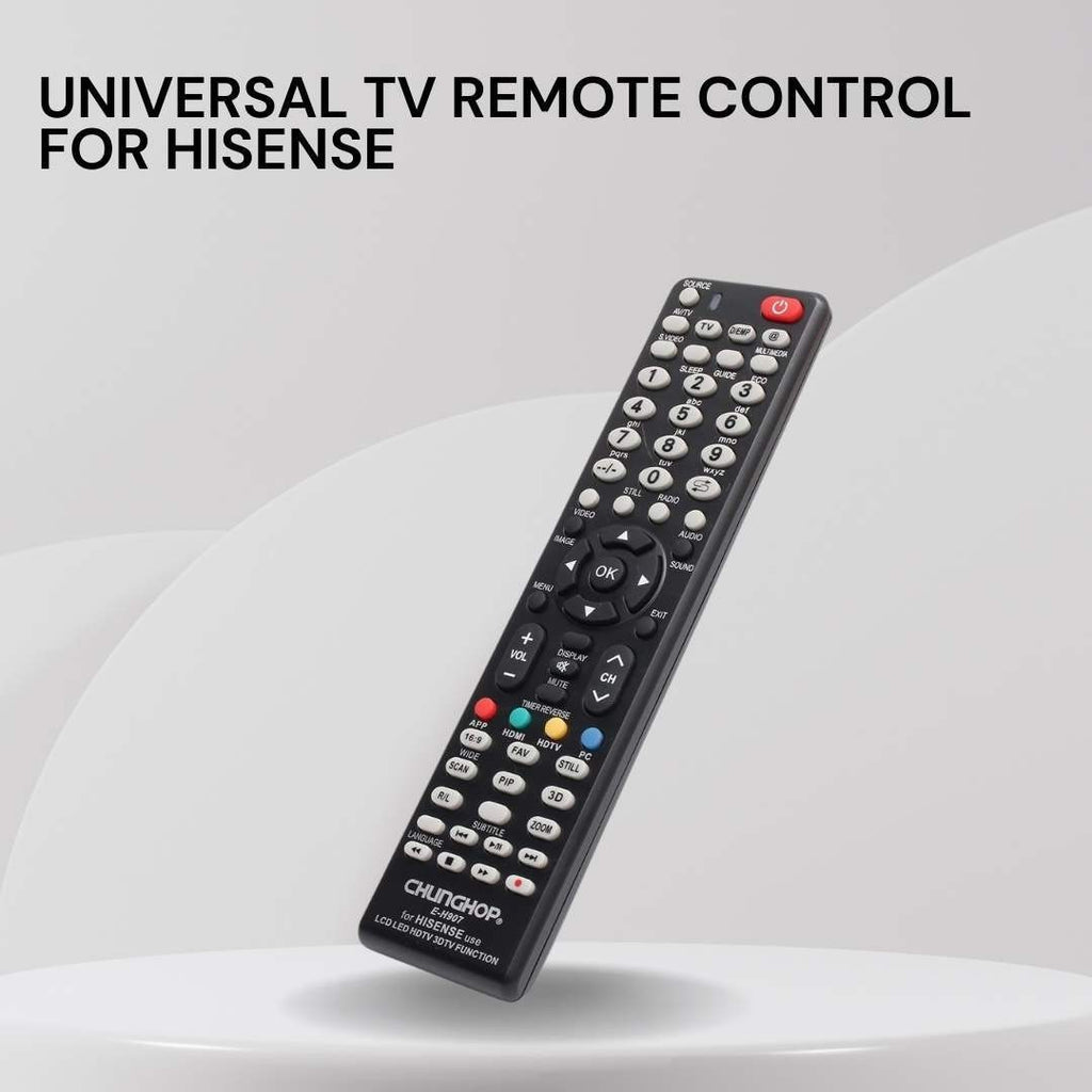 Chunghop Universal TV Remote Control Hisense LCD and HD Models