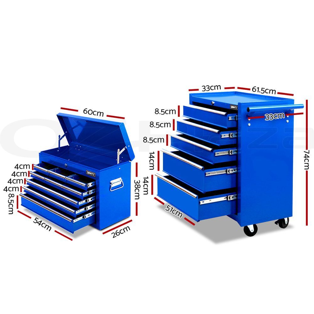 Drawer Tool Box Chest Cabinet Trolley Garage Storage