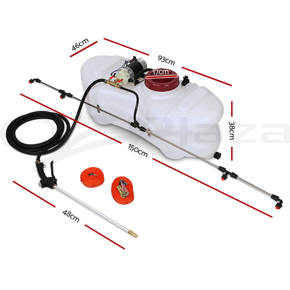 100L ATV Weed Sprayer Boom Pump Spot Spray 12V Garden Farm