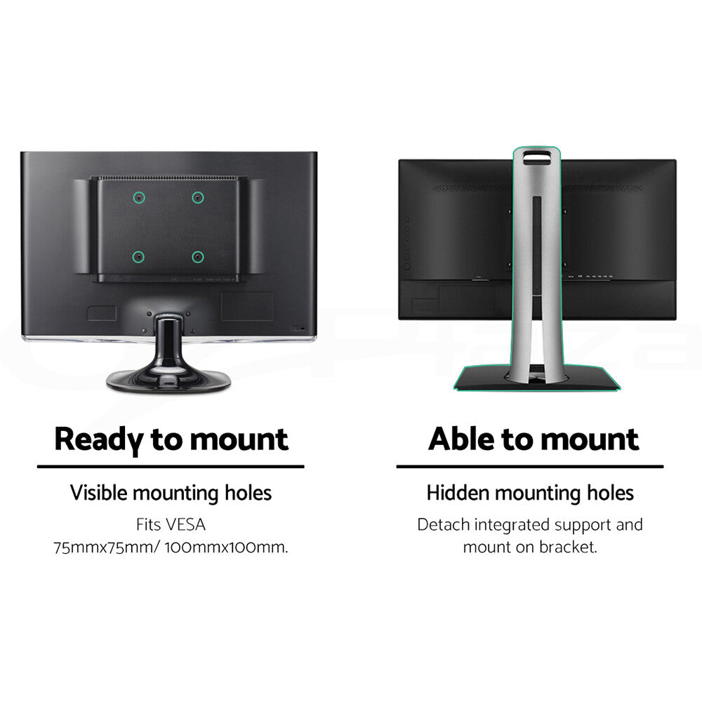32'' Dual Monitor Desk Mount Arm Bracket Black
