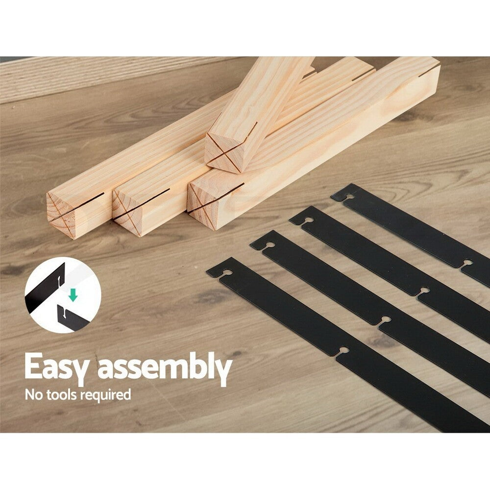 110 Bottle Timber Wine Rack Wooden Storage Organiser