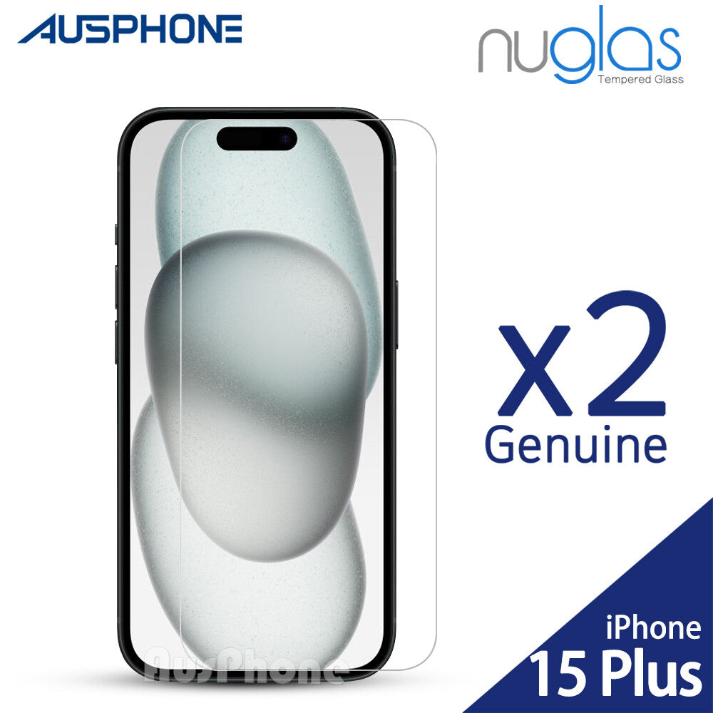 2x Tempered Glass Screen Protector for iPhone
