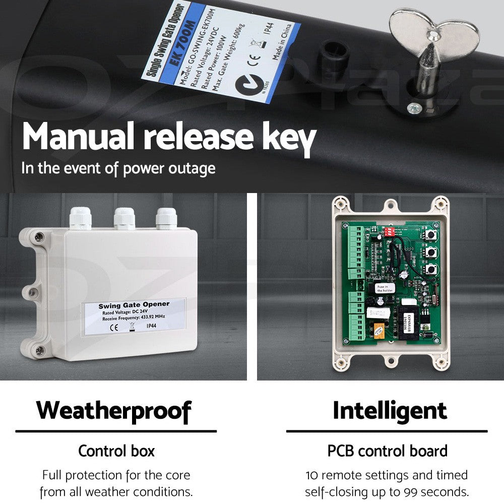 Gate Opener 1200KG Electric Automatic Motor Solar Remote