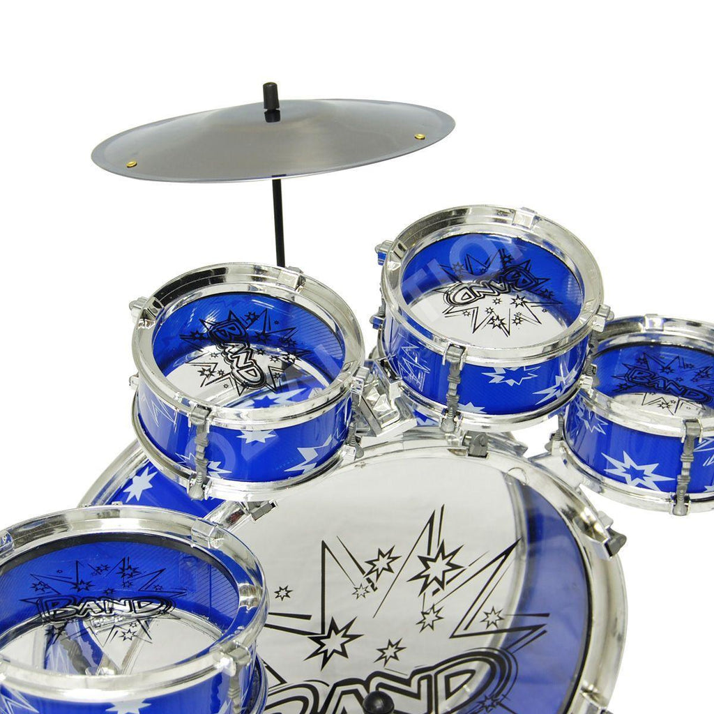 Kids Junior Drum Kit Music Set Mini Big Band Jazz Play Toy