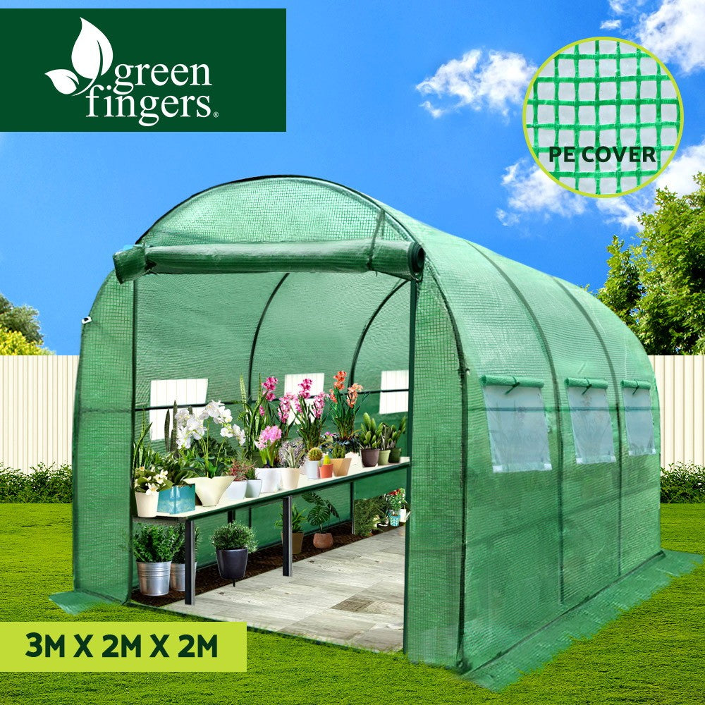 Walk-In Greenhouse Plant Garden Dome 3x2x2m