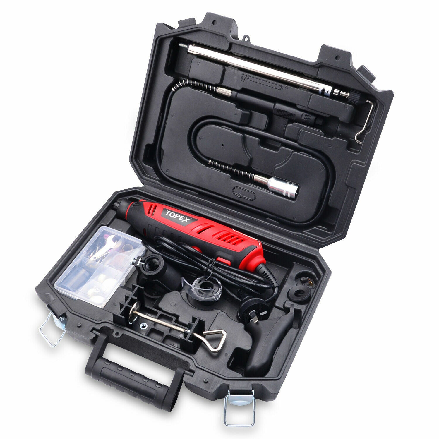 Rotary Tool Set 200W – Heavy Duty Grinder & Polisher with Flex Shaft