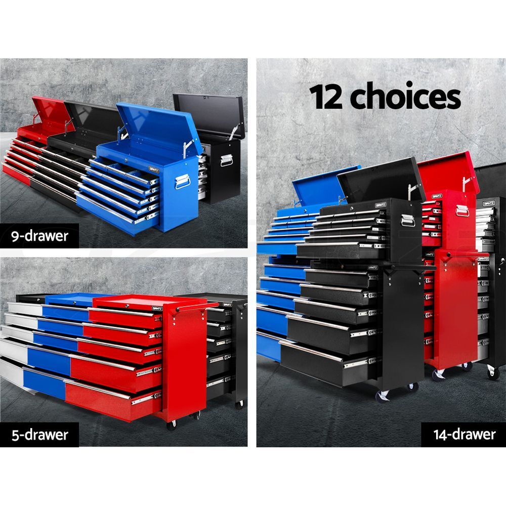 Drawer Tool Box Chest Cabinet Trolley Garage Storage