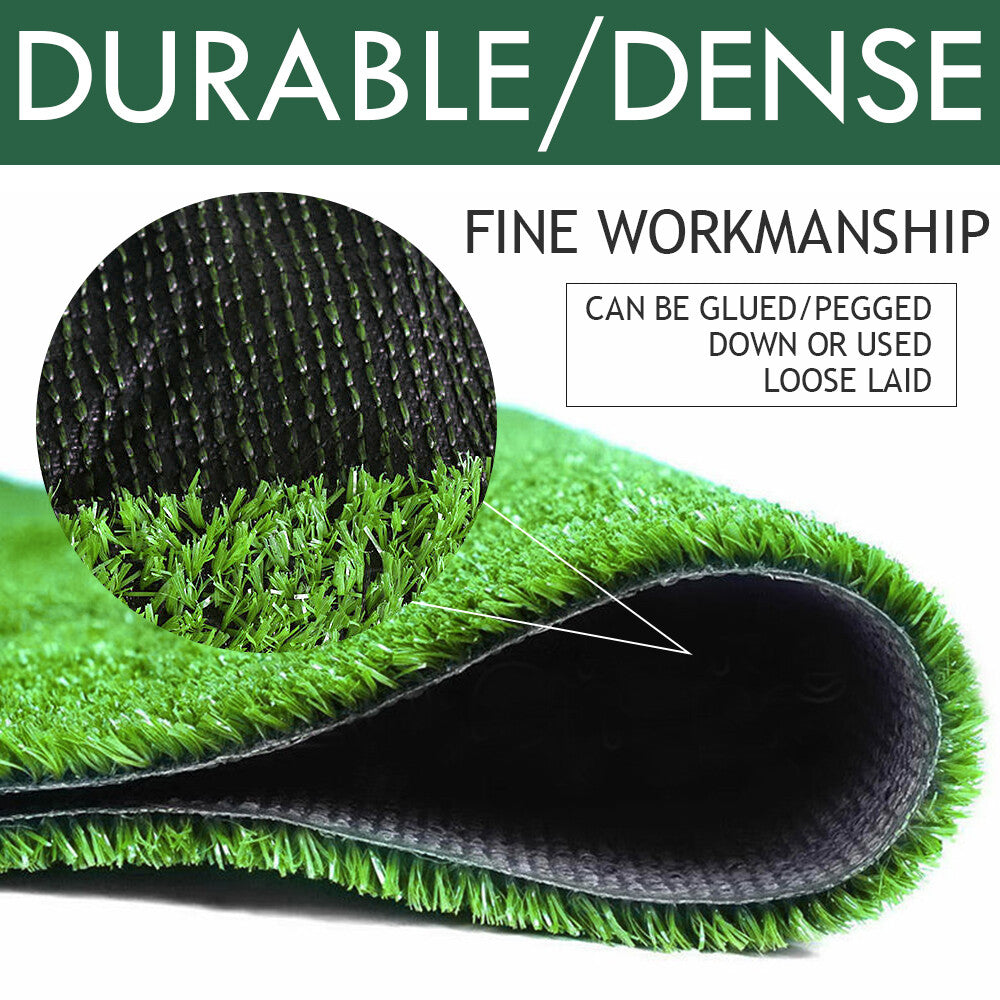 2x5M Artificial Grass – Synthetic Turf Lawn Mat Green Flooring