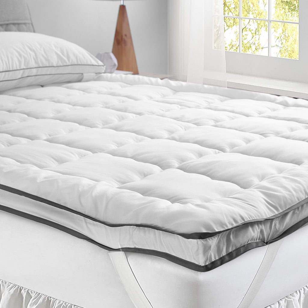 Dreamz Mattress Topper – Pillowtop Luxury Bed Mat Protector Cover