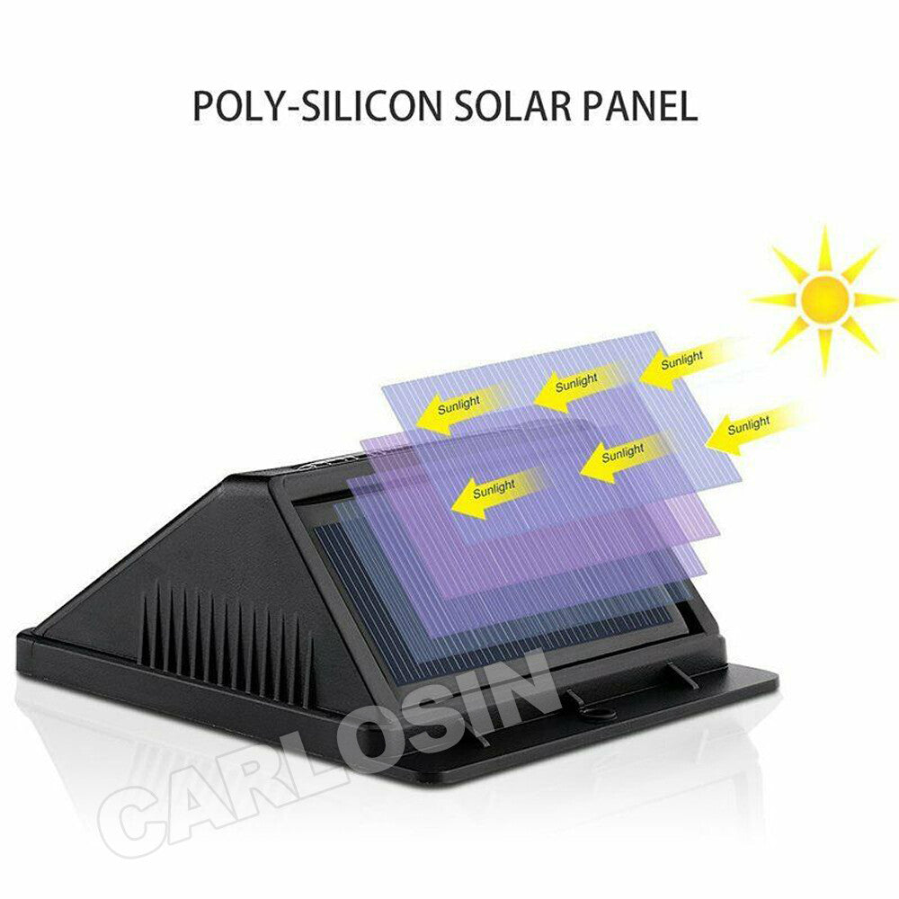 4PCS Solar Powered PIR Motion Sensor Light 20 LED Outdoor Security