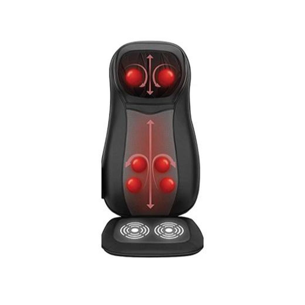Heated Shiatsu Massage Cushion for Home and Office Chairs