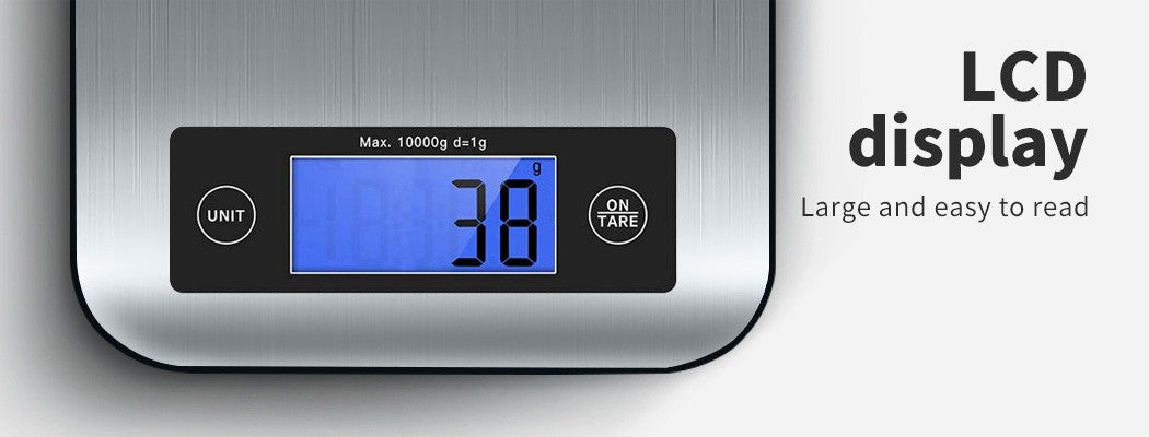 Digital Kitchen Scales – 10kg LCD Food & Postal Balance