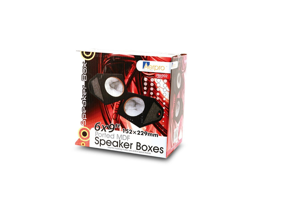 6x9" Car Speaker Enclosure – AERPRO PB6902 Rear Mount Box