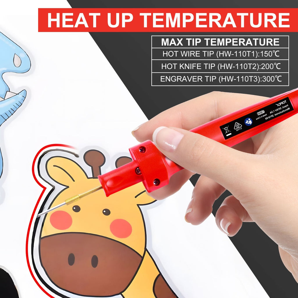3-in-1 Hot Wire Foam Cutter – Styrofoam & Polystyrene Tool Set