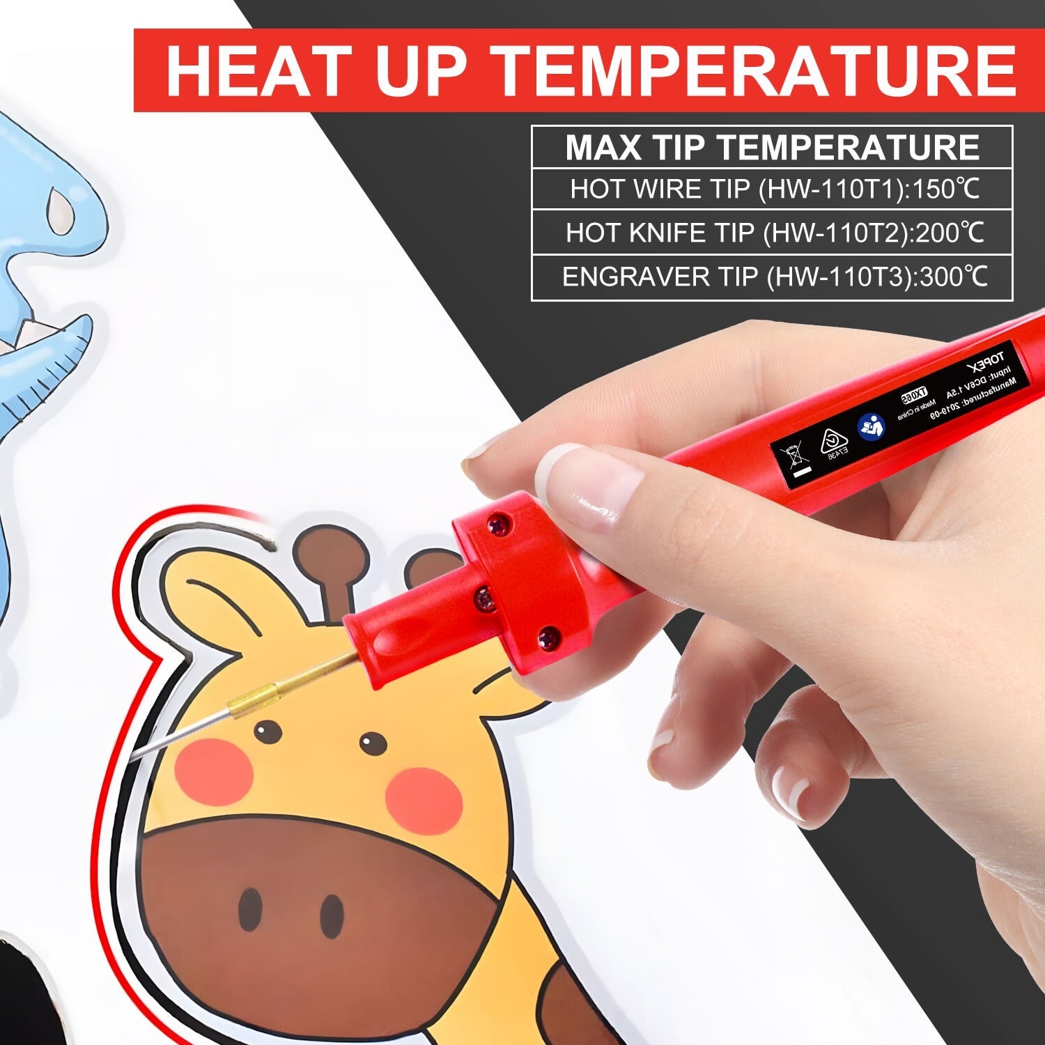3-in-1 Hot Wire Foam Cutter – Styrofoam & Polystyrene Tool Set