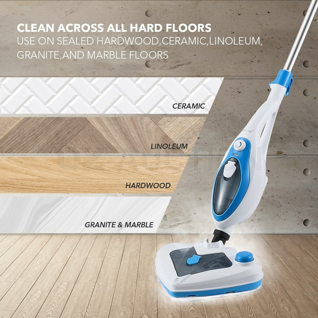 Maxkon Steam Mop Cleaner Handheld Floor & Carpet Multi-Function