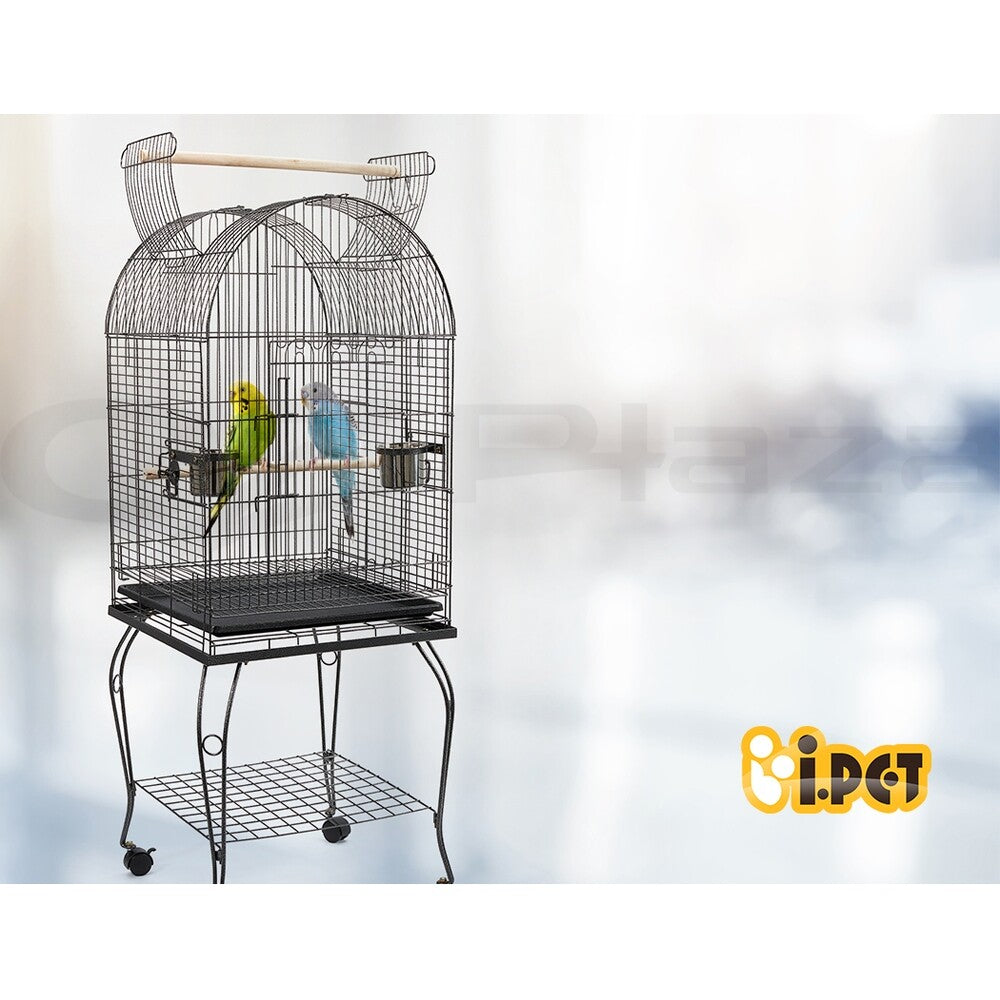 150cm Large Bird Cage Aviary Stand Castor Wheels