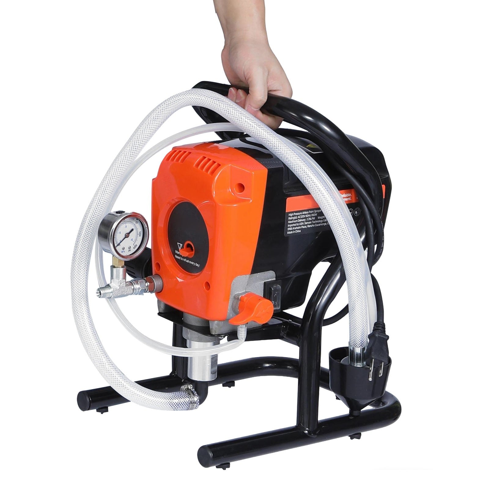 Uimoso Stand Airless Paint Sprayer 950W 3300PSI for Decks and Fences