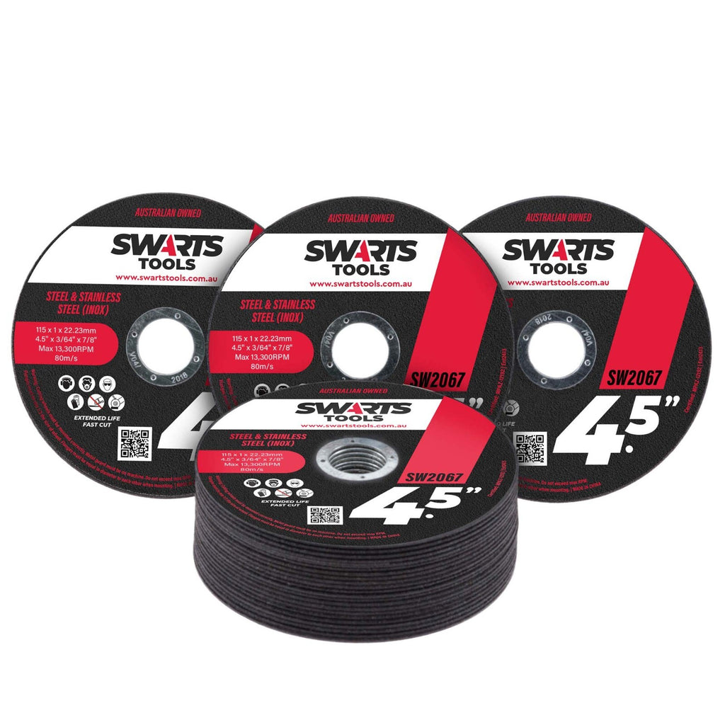 50pc 4.5" (115mm) Cutting Discs – Thin Angle Grinder Wheels for Metal & Steel