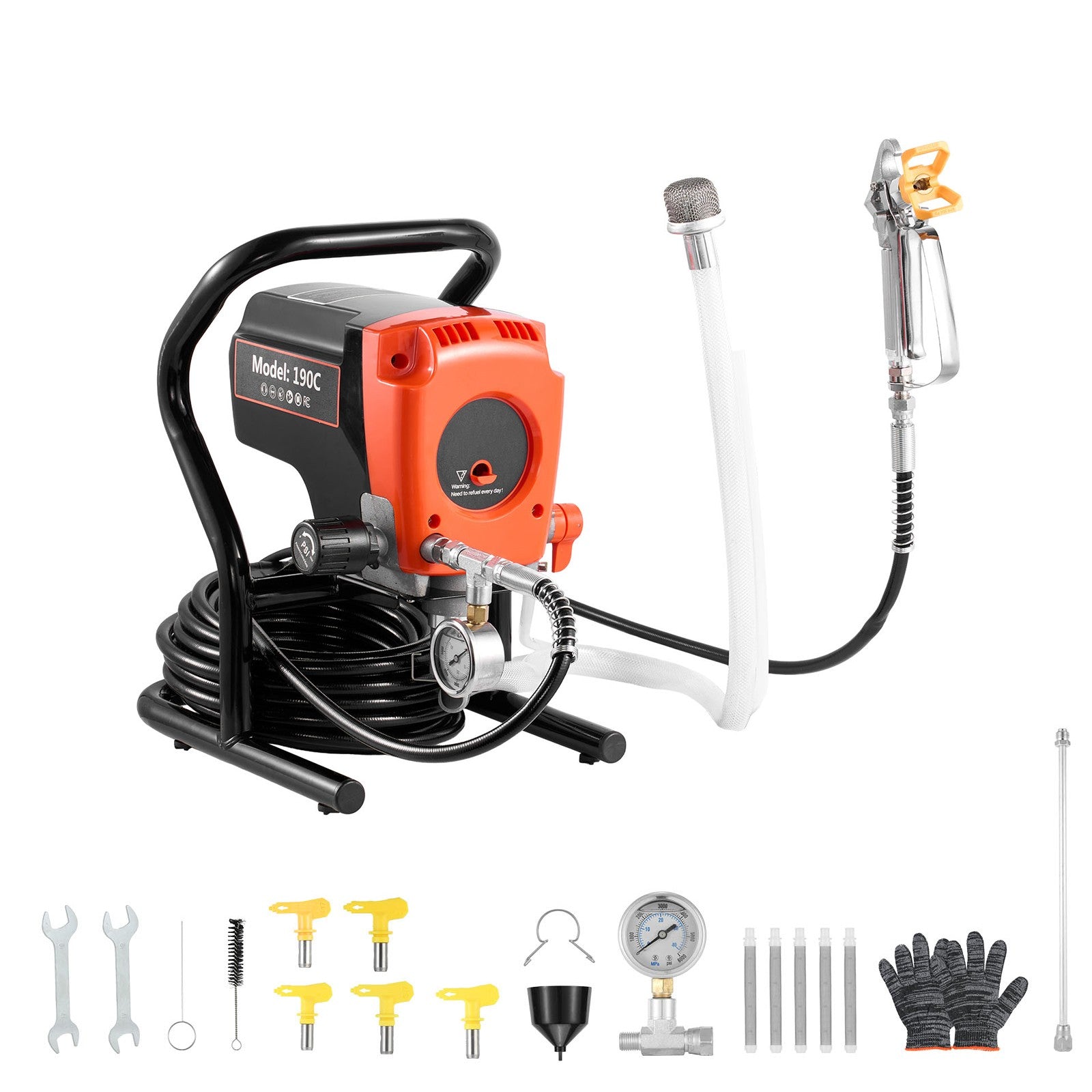 Uimoso Stand Airless Paint Sprayer 950W 3300PSI for Decks and Fences
